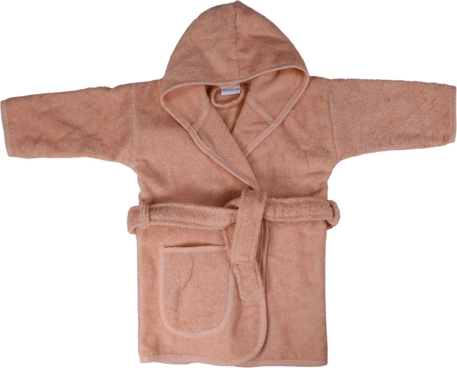 MamaLoes Badstof Light Pink 1-2jr Badjas ML5385 MamaLoes Badstof Light Pink 1-2jr Badjas ML5385 -Bekende Babyartikelen Winkel mamaloes badstof light pink 1 2jr badjas ml5385 02