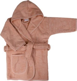 MamaLoes Badstof Light Pink 1-2jr Badjas ML5385