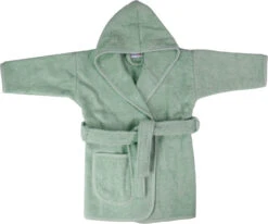 MamaLoes Badstof Stone Green 1-2jr Badjas ML5387 -Bekende Babyartikelen Winkel mamaloes badstof stone green 1 2jr badjas ml5387 02