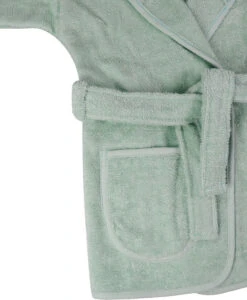 MamaLoes Badstof Stone Green 1-2jr Badjas ML5387 -Bekende Babyartikelen Winkel mamaloes badstof stone green 1 2jr badjas ml5387 05