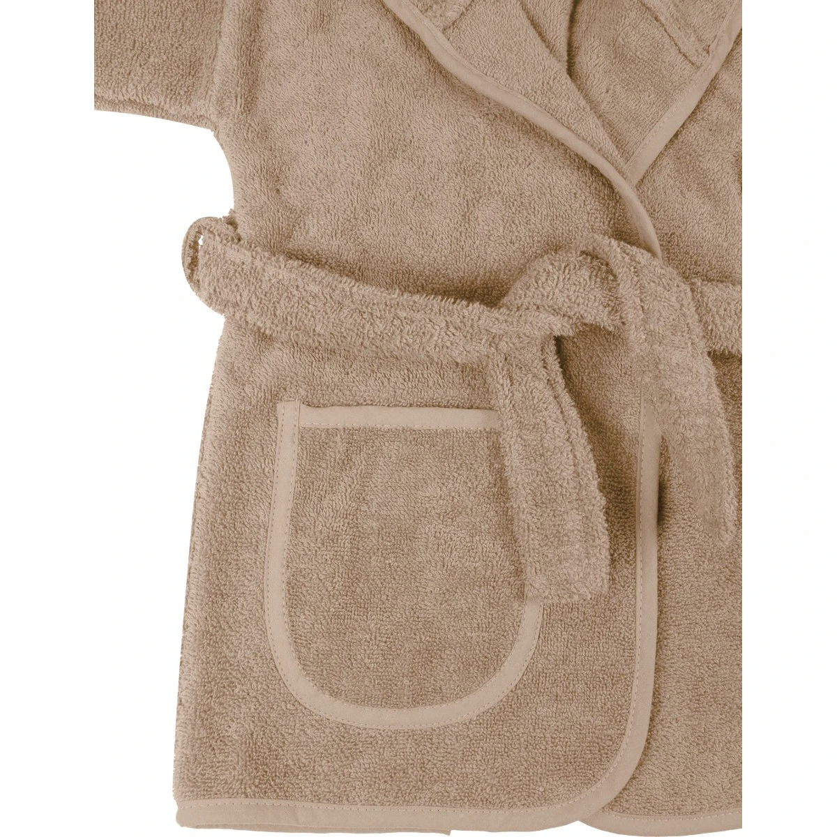 MamaLoes Badstof Zand 0-1jr Badjas ML010305 MamaLoes Badstof Zand 0-1jr Badjas ML010305 -Bekende Babyartikelen Winkel mamaloes badstof zand badjas 2