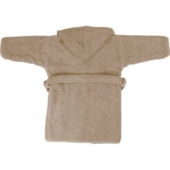 MamaLoes Badstof Zand 0-1jr Badjas ML010305 4 MamaLoes Badstof Zand 0-1jr Badjas ML010305 -Bekende Babyartikelen Winkel mamaloes badstof zand badjas 3