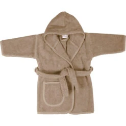MamaLoes Badstof Zand 0-1jr Badjas ML010305 3 MamaLoes Badstof Zand 0-1jr Badjas ML010305 -Bekende Babyartikelen Winkel mamaloes badstof zand badjas 5