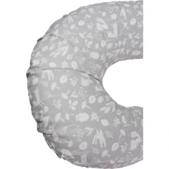 MamaLoes Botanical Animals Grijs C-vorm Voedingskussen ML020410 -Bekende Babyartikelen Winkel mamaloes botanical animals grijs c vorm voedingskussen ml020410 4