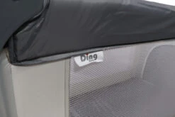 Ding Deluxe Grey Campingbedje Incl. Bodemverhoger -Bekende Babyartikelen Winkel mamaloes ding deluxe grey campingbedje incl. bodemverhoger 6