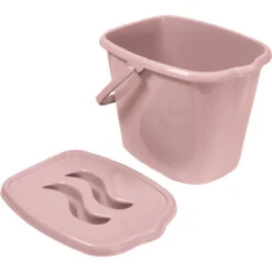 MamaLoes Licht Roze Badset Incl. Witte Badstandaard -Bekende Babyartikelen Winkel mamaloes licht roze luieremmer ml050304 1 2