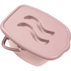 MamaLoes Licht Roze Badset Incl. Witte Badstandaard -Bekende Babyartikelen Winkel mamaloes licht roze luieremmer ml050304 2 2