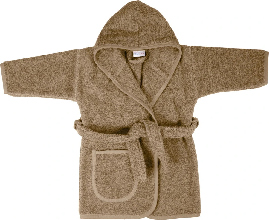 MamaLoes Badstof Nougat 0-1jr Badjas ML010301 MamaLoes Badstof Nougat 0-1jr Badjas ML010301 -Bekende Babyartikelen Winkel mamaloes nougat 0 1 jaar badjas ml010301 02