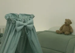 MamaLoes Pure Stonegreen Deluxe Wit Baby Wiegje 80635 5 MamaLoes Pure Stonegreen Deluxe Wit Baby Wiegje 80635 -Bekende Babyartikelen Winkel mamaloes pure stonegreen deluxe wit baby wiegje 80635