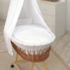 MamaLoes Rotan Naturel Baby Wiegje 66754 -Bekende Babyartikelen Winkel mamaloes rotan naturel baby wiegje 1