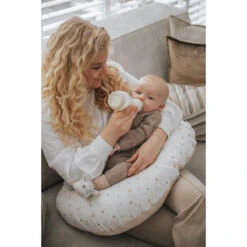 MamaLoes Panther Army Green Medium Voedingskussen ML2038 -Bekende Babyartikelen Winkel mamaloes stippen medium voedingskussen ml020303 10 1