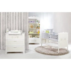 Ledikant Uil Wit 60x120 Cm -Bekende Babyartikelen Winkel mamaloes uil wit babykamer 4 1