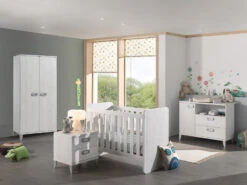 2-Deurskast Liv LIVK2 -Bekende Babyartikelen Winkel meegroei babykamer liv meegroei ledikant commode en 2 deurskast