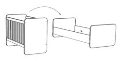 Meegroei Babykamer Naomi: Meegroei Ledikant, Commode En 3-Deurskast 6 Meegroei Babykamer Naomi: Meegroei Ledikant, Commode En 3-Deurskast -Bekende Babyartikelen Winkel meegroeiledikant naomi naobb20 2 1