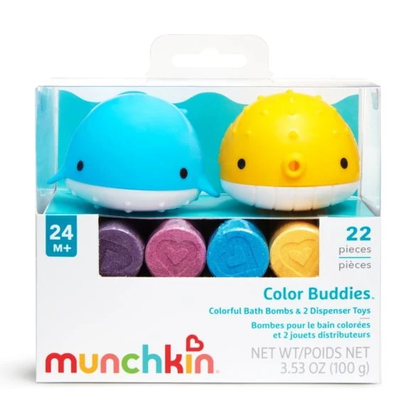 Munchkin Color Buddies 2 Stuks Badspeeltjes 051737 Munchkin Color Buddies 2 Stuks Badspeeltjes 051737 -Bekende Babyartikelen Winkel