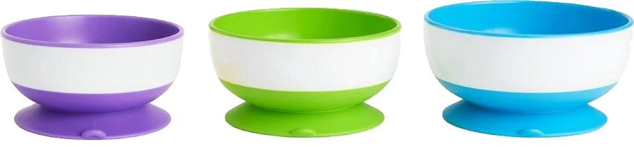 Munchkin Suction Bowls 3 Stuks Kommetje met Zuignap 051750 Munchkin Suction Bowls 3 Stuks Kommetje Met Zuignap 051750 -Bekende Babyartikelen Winkel