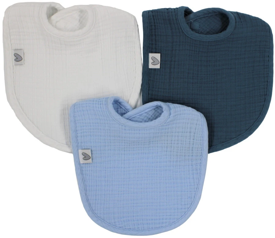 Petit Villain Hydrofiel Lichtblauw/Ecru/Marineblauw 3 Stuks Slabber Petit Villain Hydrofiel Lichtblauw/Ecru/Marineblauw 3 Stuks Slabber -Bekende Babyartikelen Winkel petit villain hydrofiel lichtblauw ecru marineblauw 3 stuks slabber 1