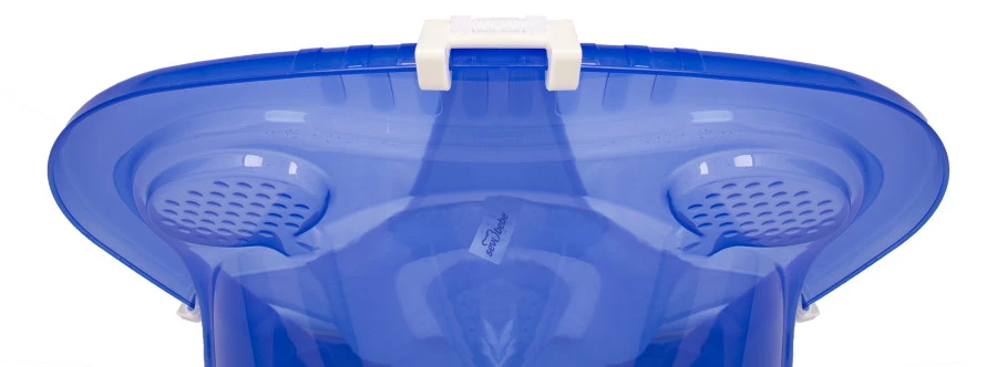 Sevibaby Dots Rood Luxe Badhangmatje 689-11 Sevibaby Dots Rood Luxe Badhangmatje 689-11 -Bekende Babyartikelen Winkel