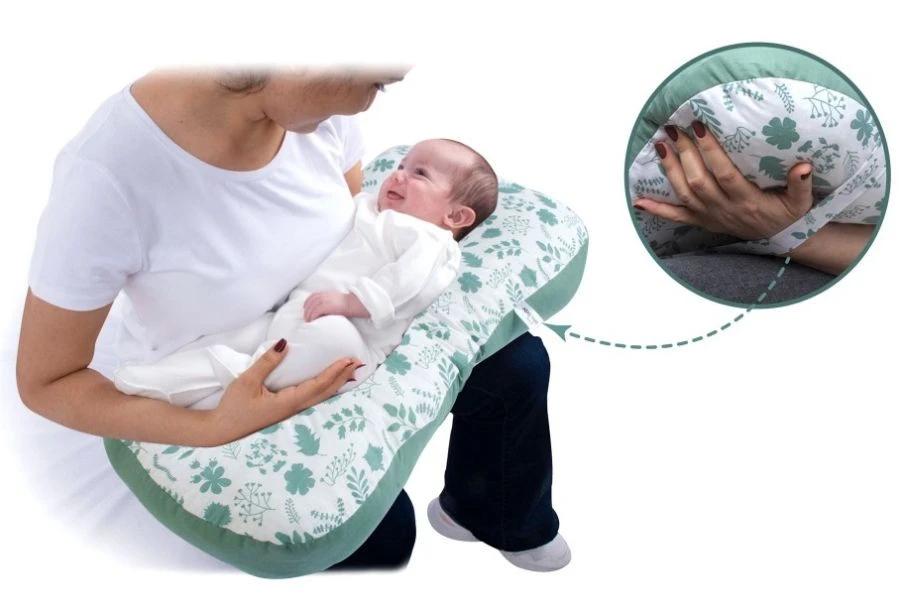 Sevibaby Support Green Voedingskussen 375-92 Sevibaby Support Green Voedingskussen 375-92 -Bekende Babyartikelen Winkel sevibaby support green voedingskussen 375