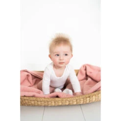 Briljant Pique Stonegreen 100 X 150 Cm Zomer Ledikantdeken 60R -Bekende Babyartikelen Winkel sfeer 2 7