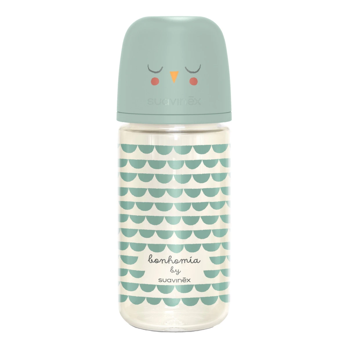 Suavinex Bonhomia Feather Green 240 ml Glazen Fles SXSBX5079822 Suavinex Bonhomia Feather Green 240 Ml Glazen Fles SXSBX5079822 -Bekende Babyartikelen Winkel
