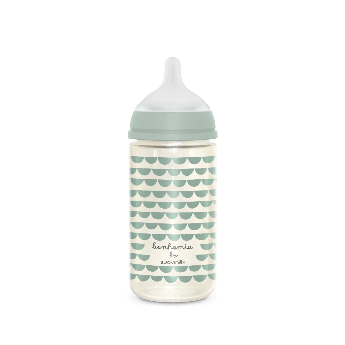 Suavinex Bonhomia Feather Green 240 ml Glazen Fles SXSBX5079822 Suavinex Bonhomia Feather Green 240 Ml Glazen Fles SXSBX5079822 -Bekende Babyartikelen Winkel