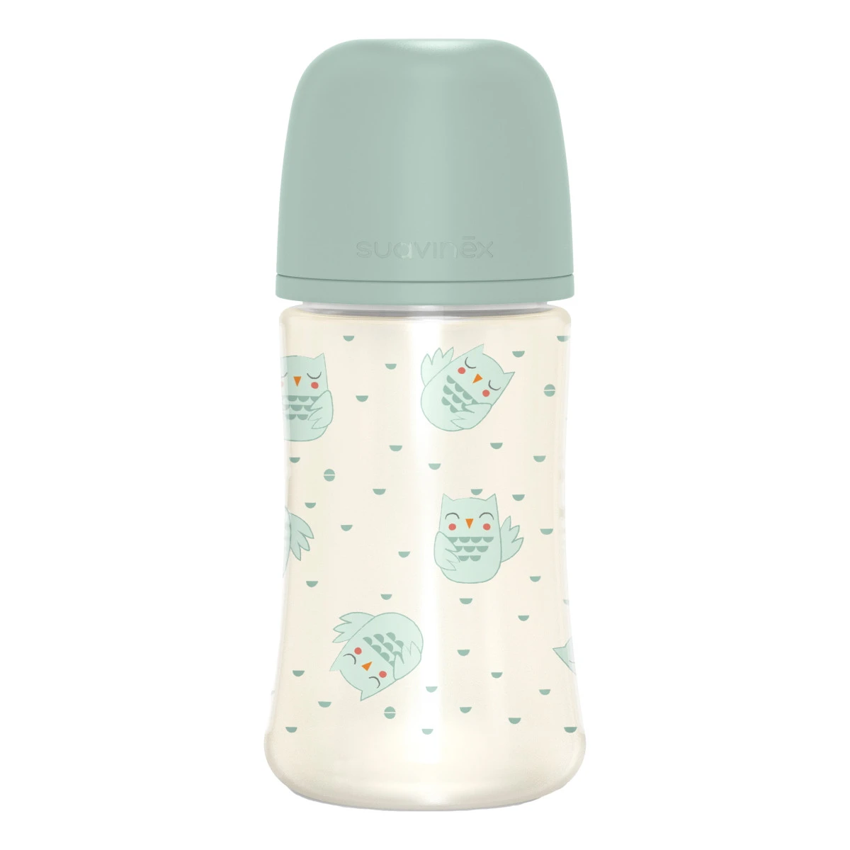 Suavinex Bonhomia Owl Green 270 ml Fles SXSBX2079877 Suavinex Bonhomia Owl Green 270 Ml Fles SXSBX2079877 -Bekende Babyartikelen Winkel