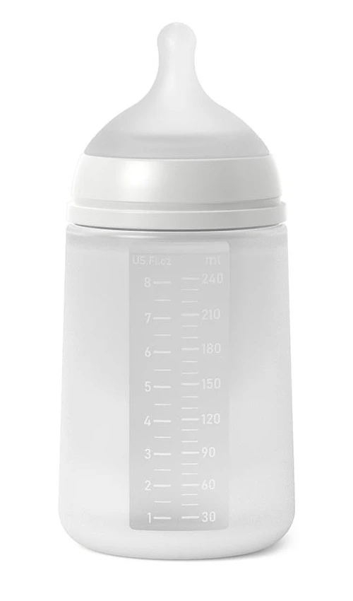 Suavinex Essence Transparant Medium Flow 240 ml Silicone Fles SXSEX20081214 Suavinex Essence Transparant Medium Flow 240 Ml Silicone Fles SXSEX20081214 -Bekende Babyartikelen Winkel suavinex essence transparant medium flow 240 ml silicone fles sxsex20081214 2
