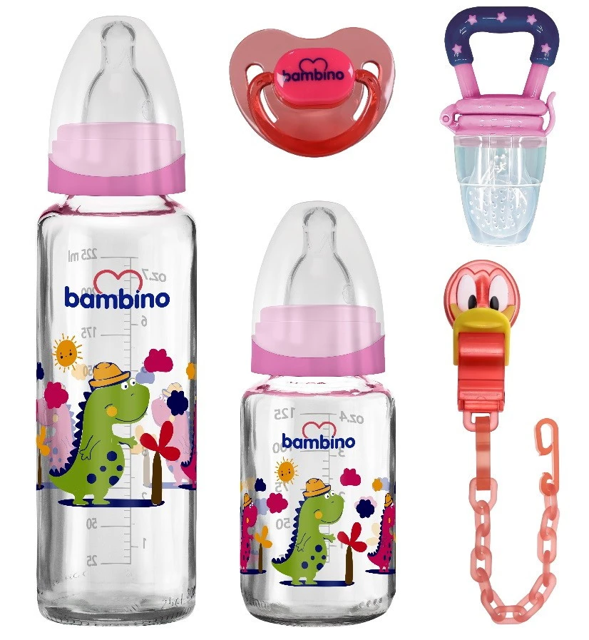 Bambino 5-delige Roze Kadoset T902 Bambino 5-delige Roze Kadoset T902 -Bekende Babyartikelen Winkel thumbnail bambino 5 delige roze kadoset t902