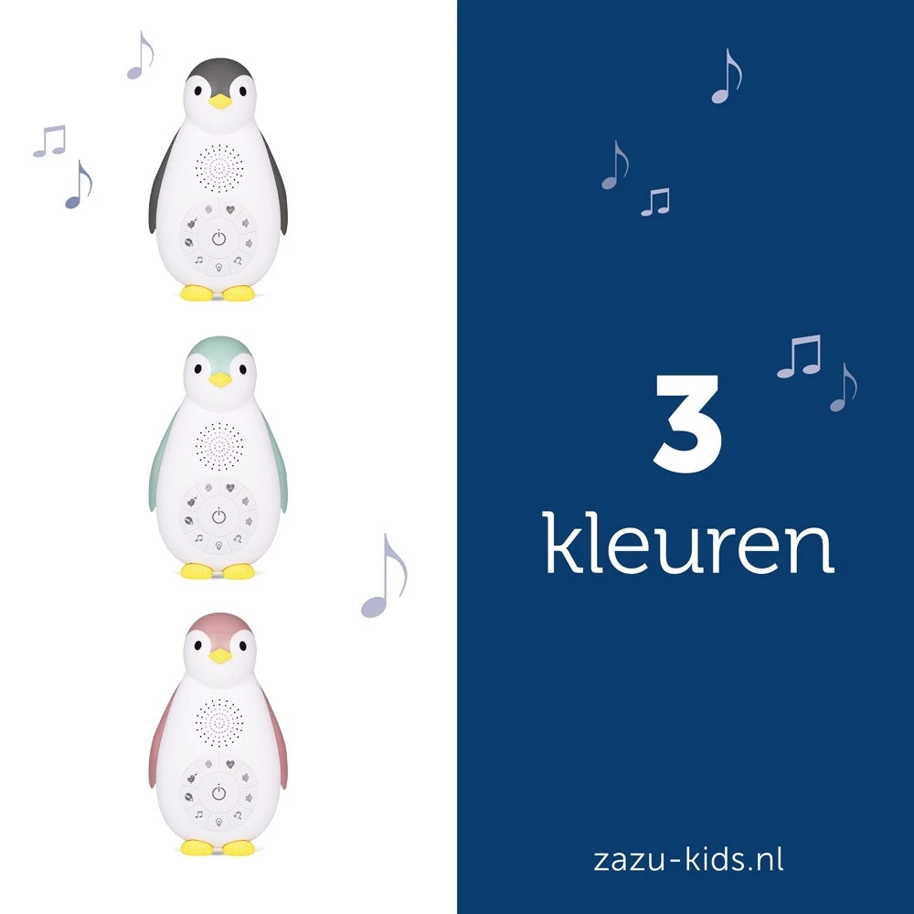 Zazu Zoe de Pinguin Grijs 3 in 1 Muziekdoosje ZA-ZOE-01 Zazu Zoe De Pinguin Grijs 3 In 1 Muziekdoosje ZA-ZOE-01 -Bekende Babyartikelen Winkel zoe nl all 2 colours lr 1