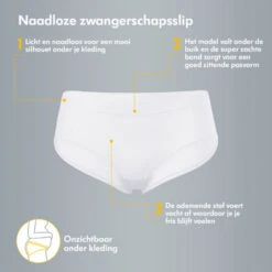 Medela Zwangerschapsslip Wit Maat XS/S 2 Stuks 101036822 -Bekende Babyartikelen Winkel zwangersschapslip